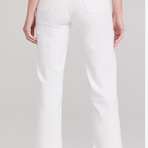 Levi's W's Ribcage Straight Ankle Jeans *GOOD*read* Cloud Over White Sz 28 - Picture 1 of 8